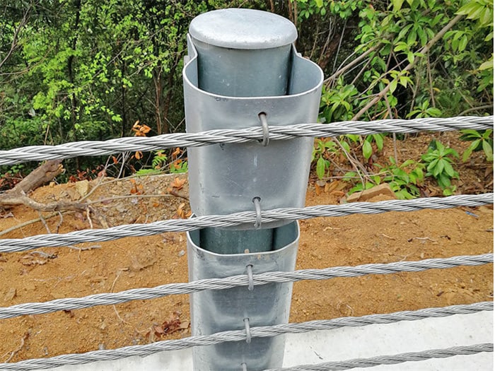 钢丝绳护栏